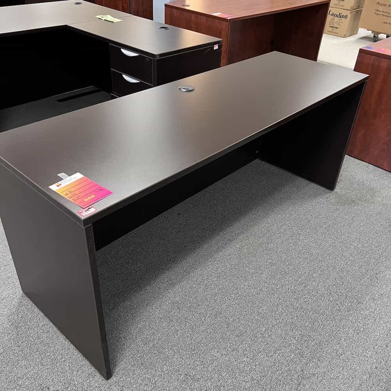 71″ x 24″ Espresso Desk Shell Office Furniture Liquidations