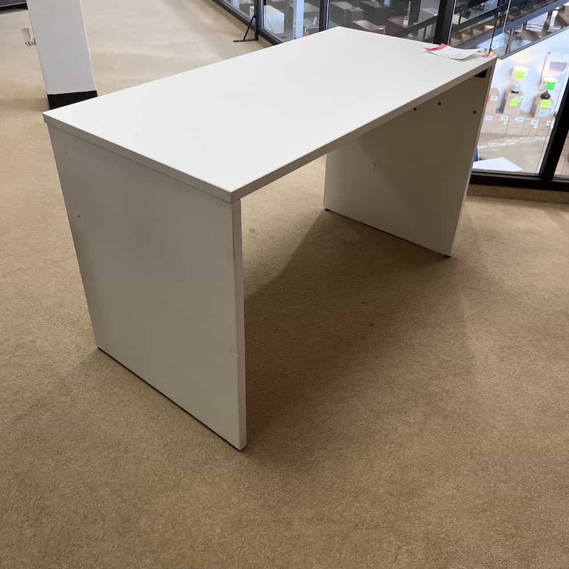 48″ x 24″ White Laminate Desk Shell Office Furniture Liquidations