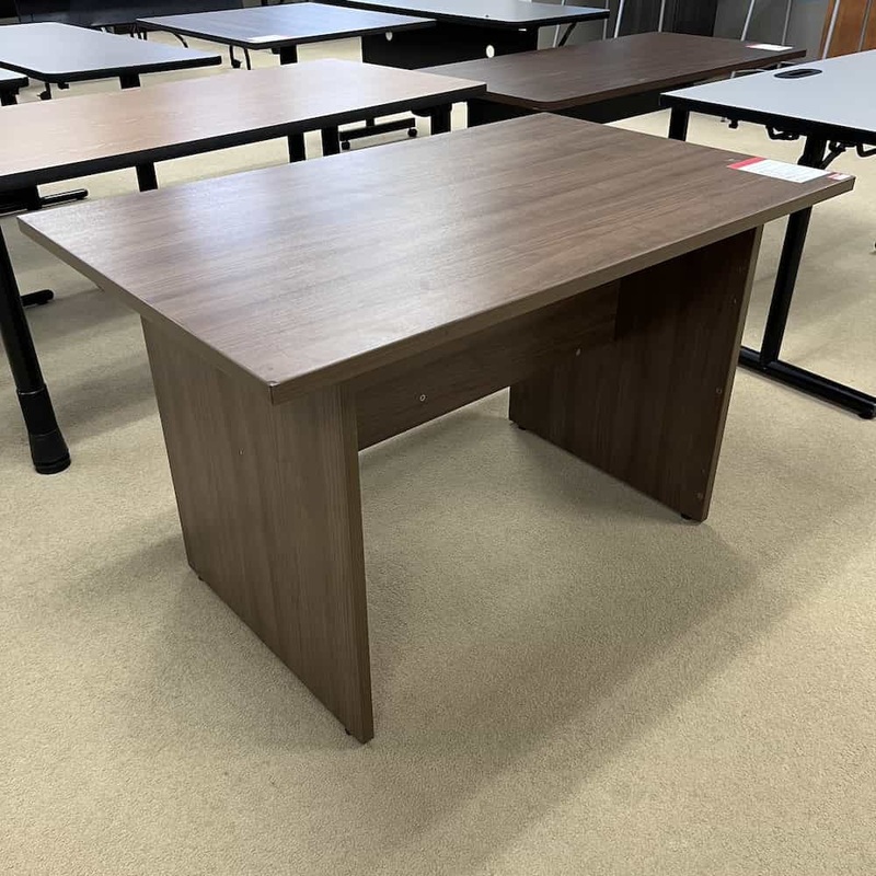 48″ x 30″ Walnut Laminate Rectangle Table Desk Office Furniture Liquidations