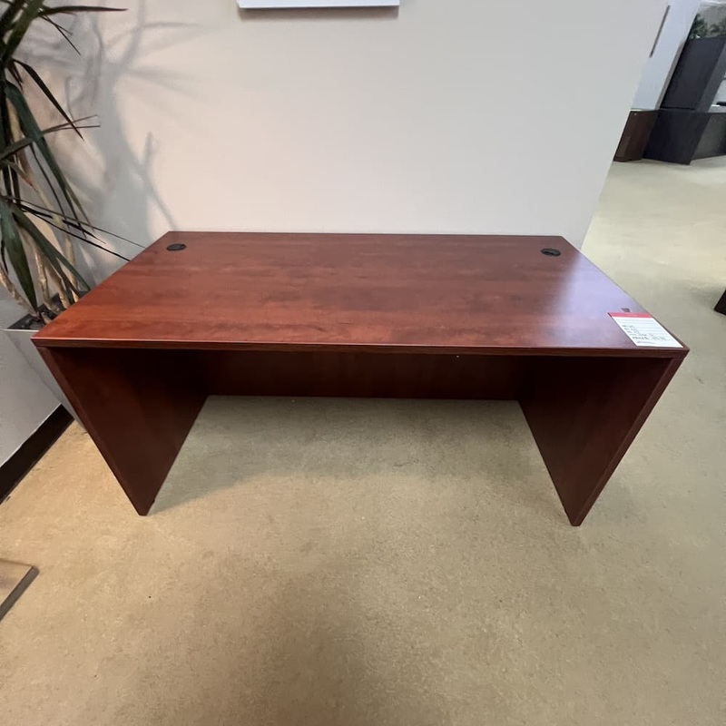 60″ x 30″ Cherry Laminate Desk Shell Office Furniture Liquidations