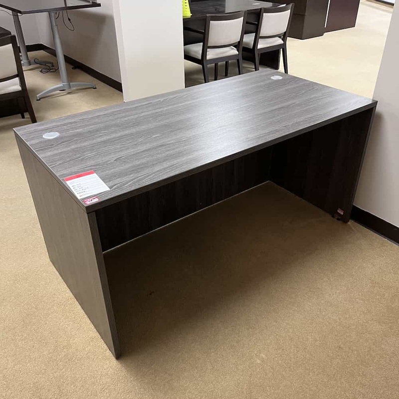 60″ x 30″ Newport Grey Laminate Desk Shell Office Furniture Liquidations