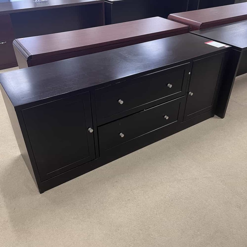71″ H x 20″ W Jesper Espresso Credenza Storage Cabinet Office Furniture Liquidations