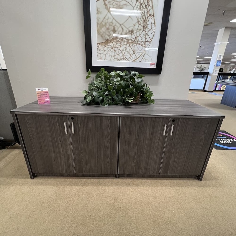 New – 71″ x 22″ Credenza 4 Door Storage Cabinet Credenza, Various Colors Office Furniture Liquidations