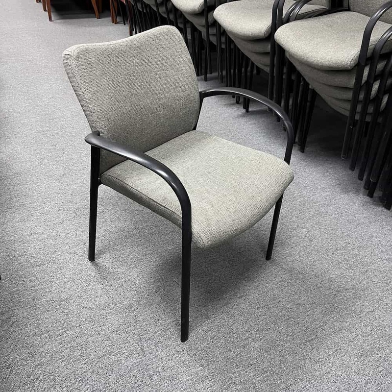 SitOnIt Achieve Green/Grey and Black Stacking Chair Office Furniture Liquidations