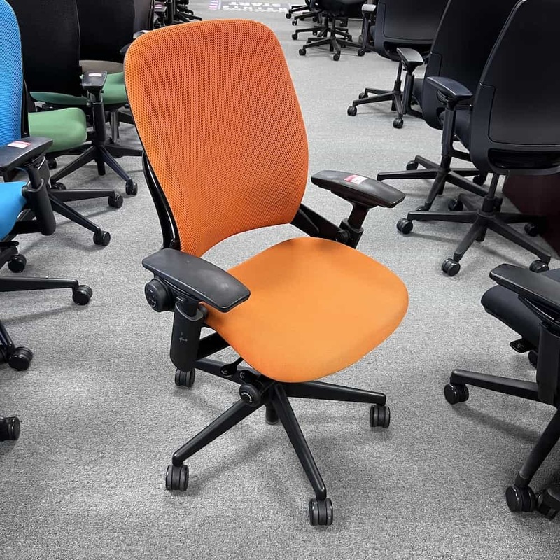 Steelcase Orange Leap V2 Task Chair Office Furniture Liquidations