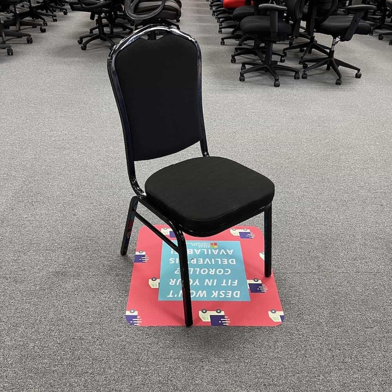 Black Upholstered Banquet Stacking Chairs Office Furniture Liquidations