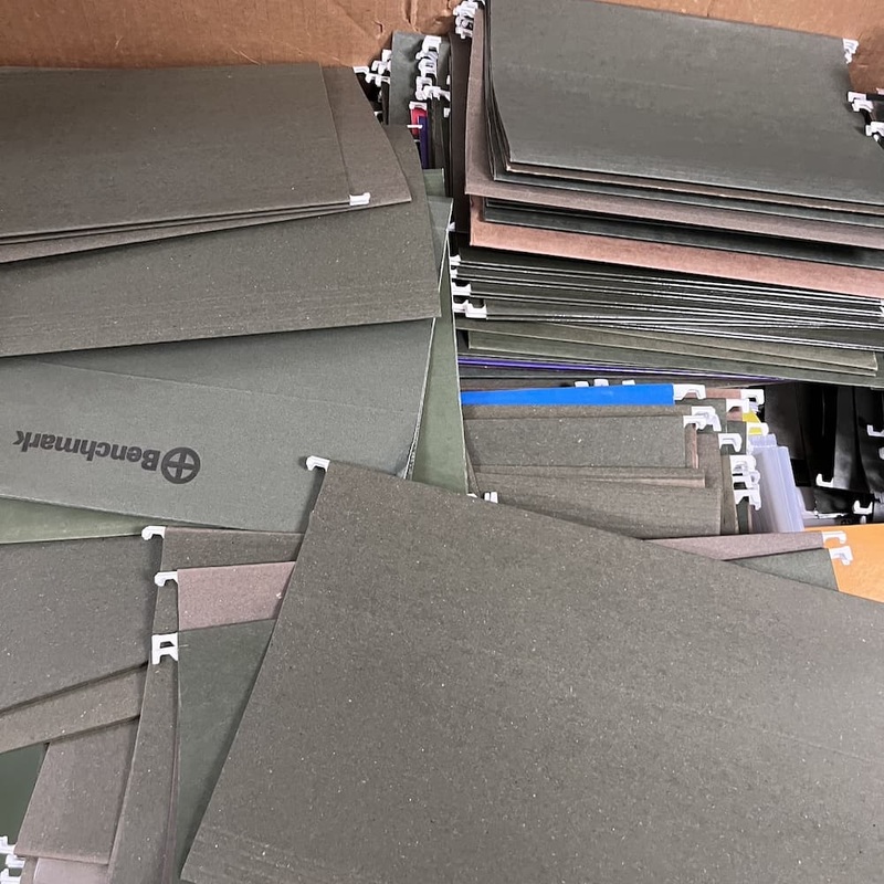 Set of 10 – Assorted Hanging File Folders Office Furniture Liquidations