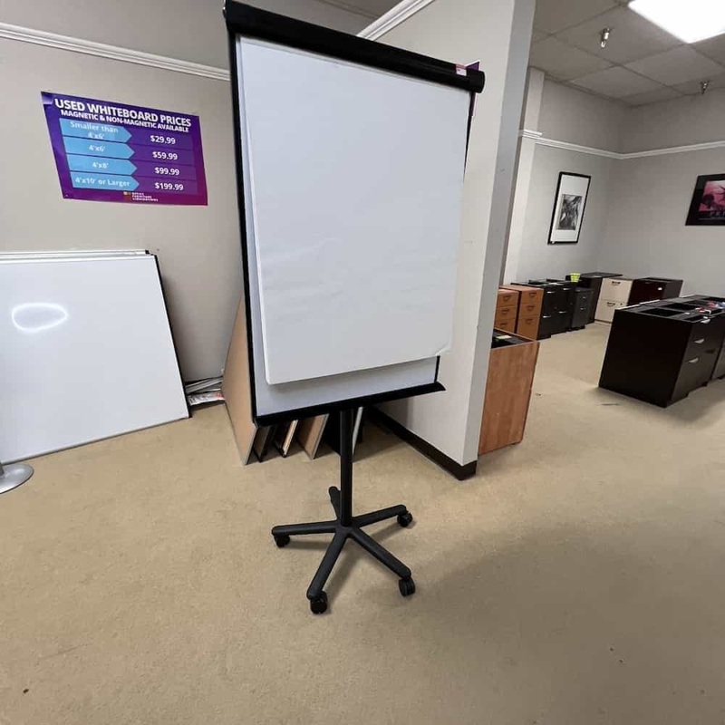 Small Dry Erase Easel Rolling Presentation Board Office Furniture Liquidations