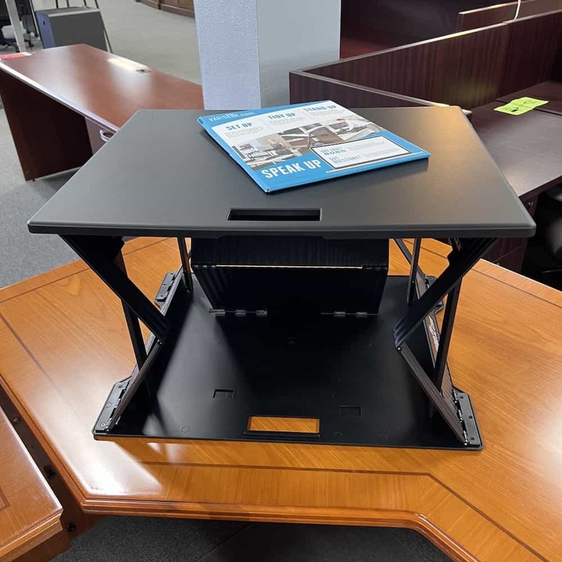Varidesk Black Laptop 22″ Portable Sit Stand Desk Riser Office Furniture Liquidations