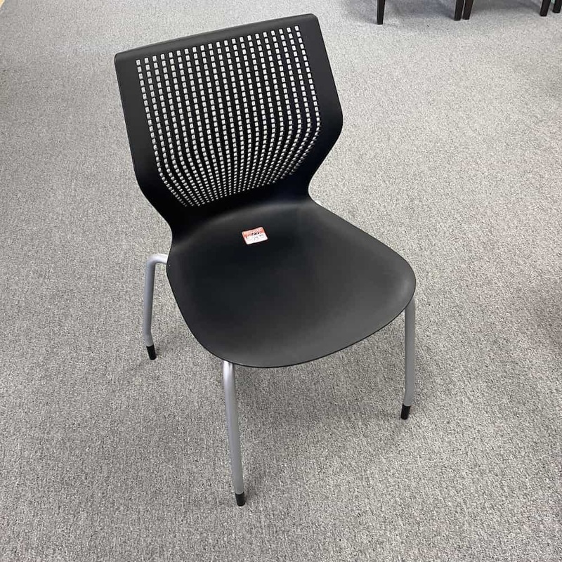 Knoll Multigenerational Black Stacking Chair Office Furniture Liquidations