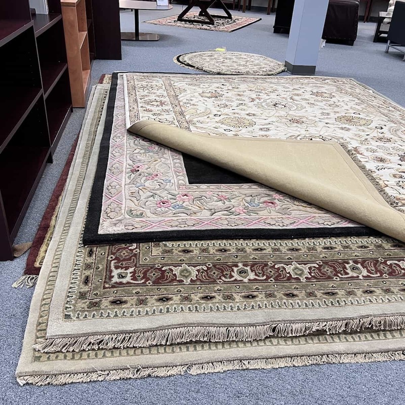 Large Square/Rectangle New Zealand Hand Tufted Wool Rugs – Various Styles Office Furniture Liquidations