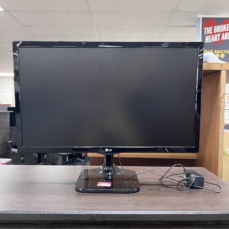 LG 24″ Black LED Computer Monitor Office Furniture Liquidations
