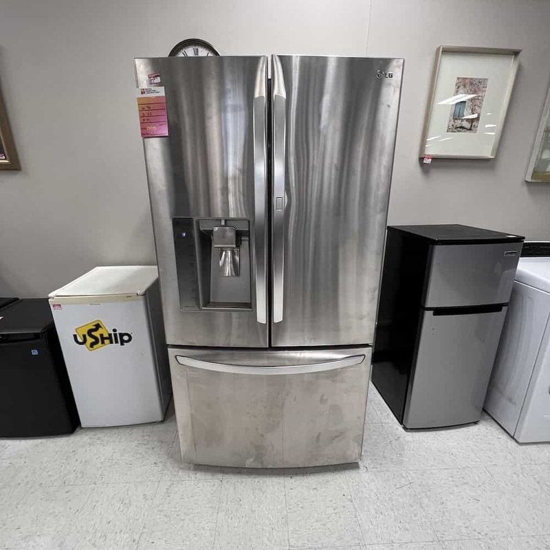 LG Stainless Smart ThinkQ French Door Refrigerator with Ice Maker Office Furniture Liquidations