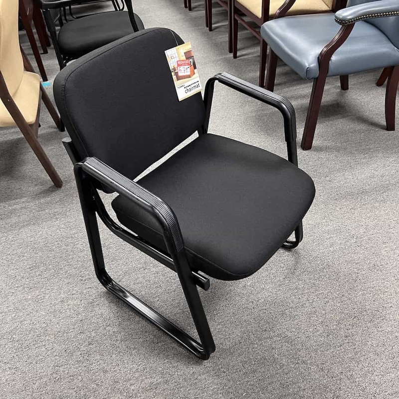 Lorell Black Upholstery Guest Chair Office Furniture Liquidations