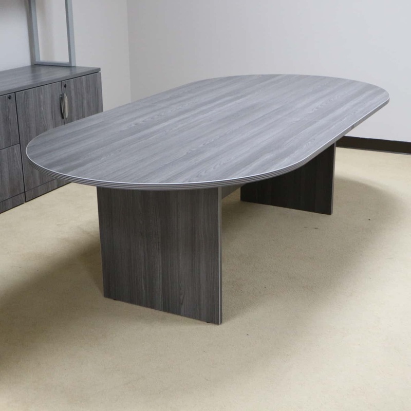 New – 6 Ft – 12 Ft Racetrack Shaped Conference Table, 5 Colors Office Furniture Liquidations