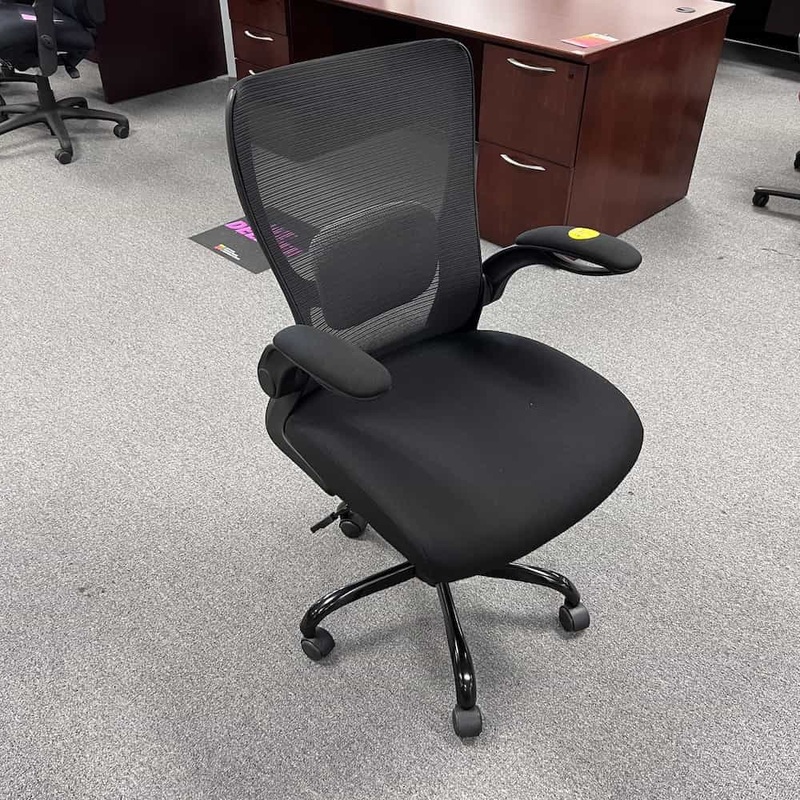 New – Black Lumbar Mesh Back Office Chair Office Furniture Liquidations
