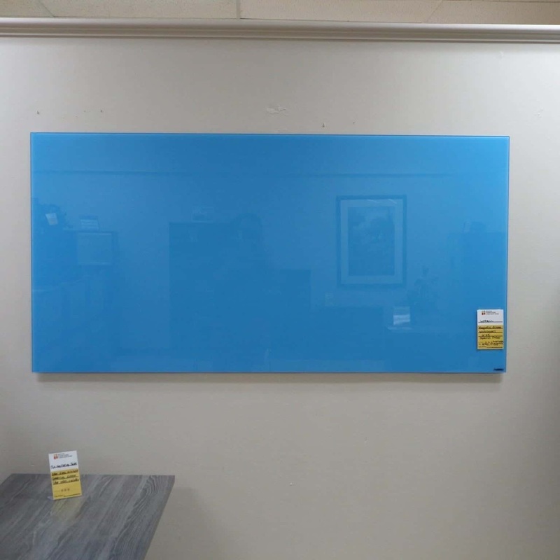 New – Colors, GLASS MAGNETIC Dry Erase Board – Various Sizes Office Furniture Liquidations