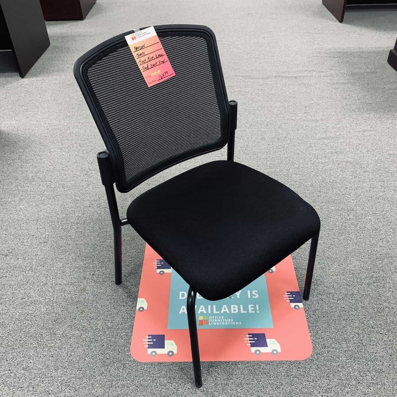 New – Parson Stacking Mesh Guest Chair Office Furniture Liquidations
