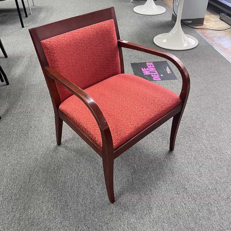 Red and Cherry Guest Chairs Office Furniture Liquidations
