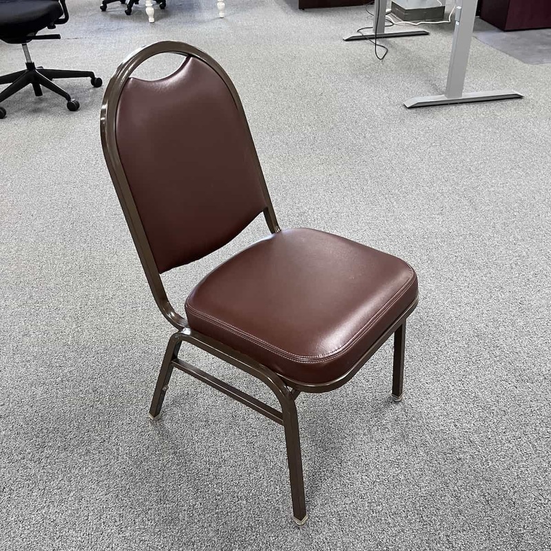 Brown/Brown Banquet Chair Office Furniture Liquidations
