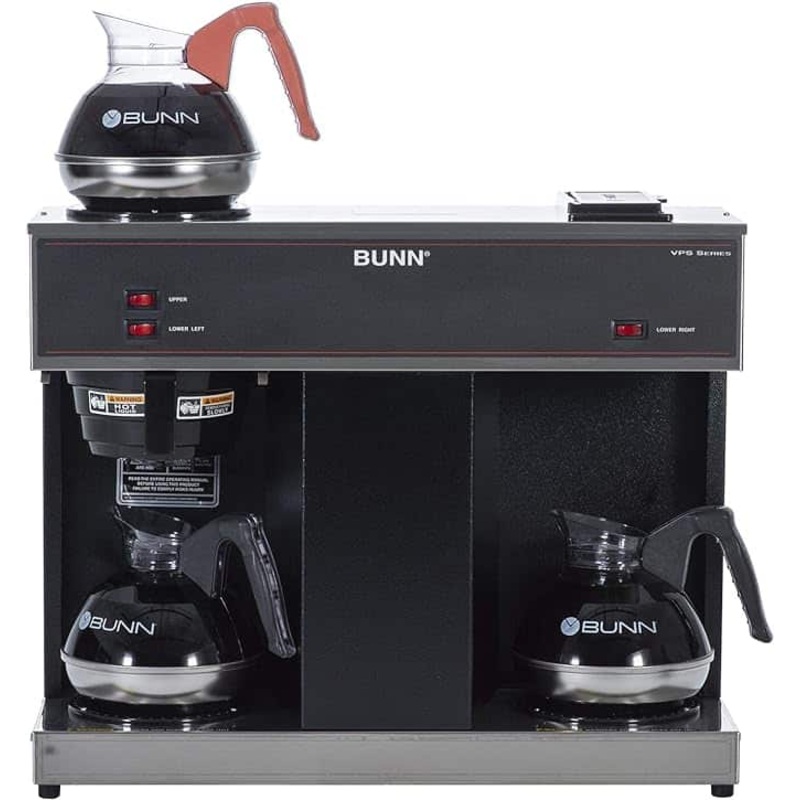 Bunn Pour Over Commercial Coffee Brewer with 3 Warming Stations Office Furniture Liquidations