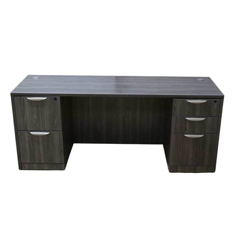 Desk 71″W x 30″D with 2 Pedestal File – New Office Furniture Liquidations