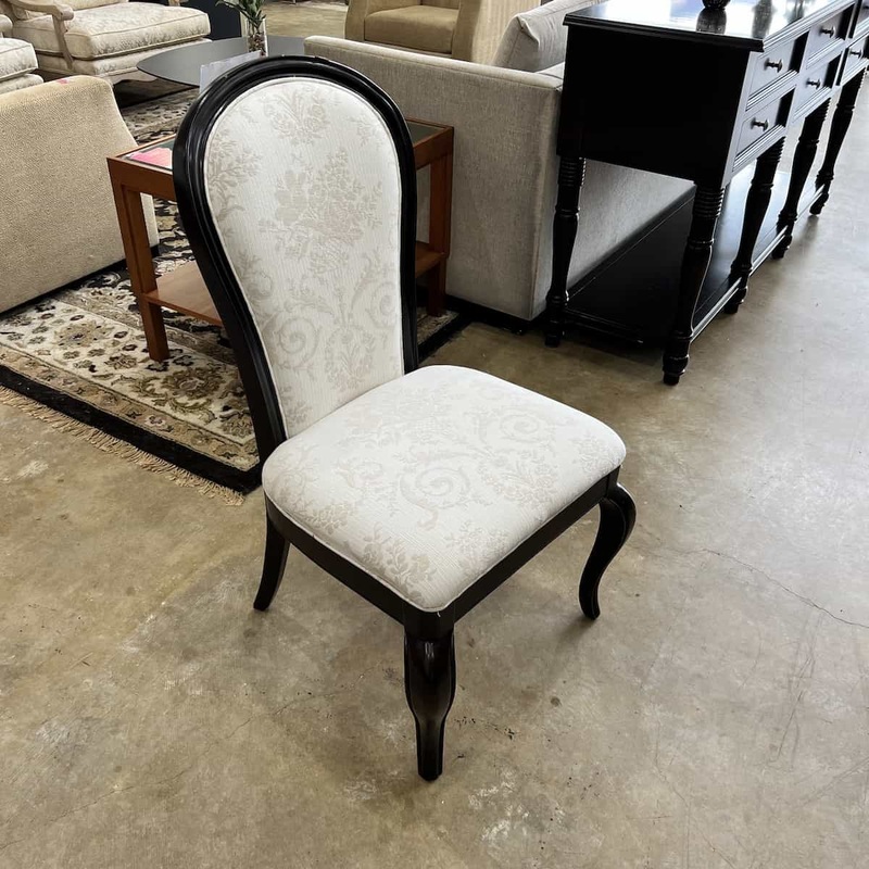 Espresso/White Transitional Banquet Chair Office Furniture Liquidations