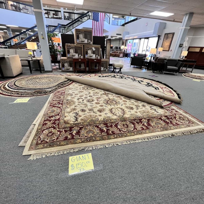 Extra-Large Square/Rectangle New Zealand Hand Tufted Wool Rugs, Various Styles Office Furniture Liquidations