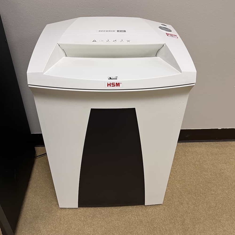 HSM Securio B32 Level 4 Micro-Cut Shredder Office Furniture Liquidations