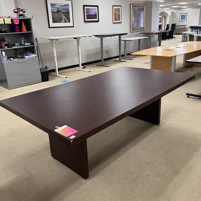 7 Ft Mahogany Rectangle Conference Table Office Furniture Liquidations