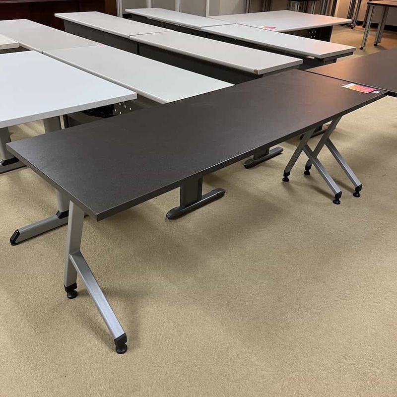 71″ Dark Grey Y Leg Training Table Office Furniture Liquidations