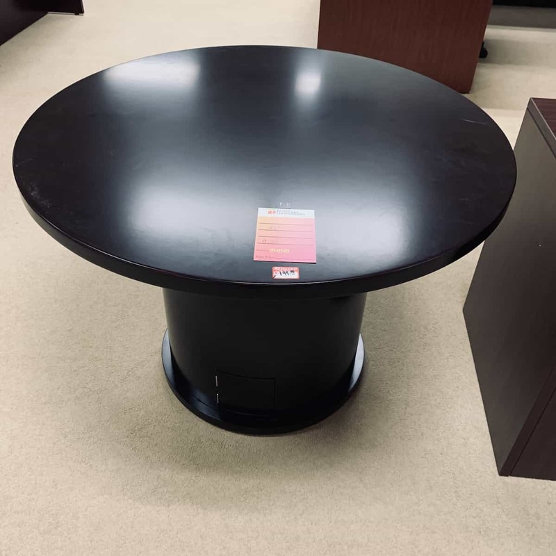 42″ Wide Espresso Transitional Break Room Table Office Furniture Liquidations