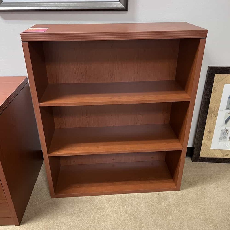 43″ High Hon Cherry Bookcase Office Furniture Liquidations