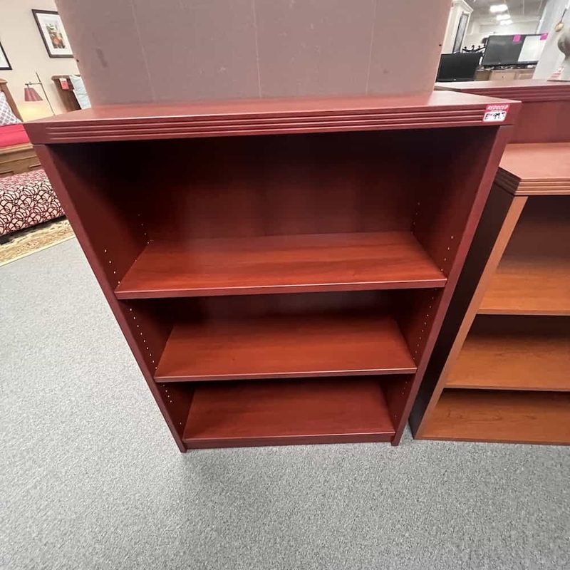 49″ Hon Cherry Bookcase – 2 Shelf Office Furniture Liquidations