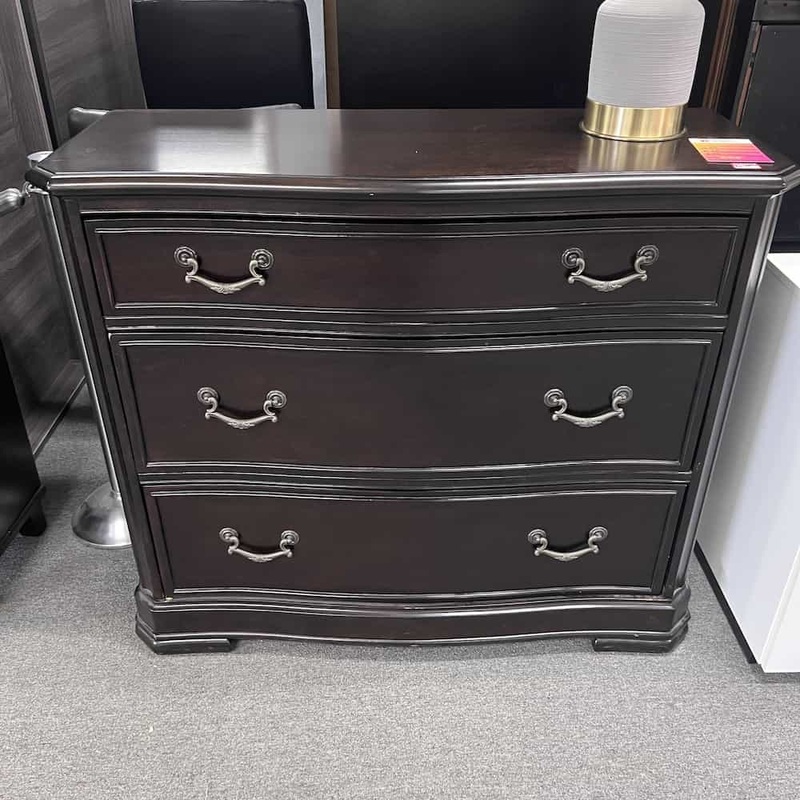 50″ Espresso Traditional 3 Drawer Dresser Office Furniture Liquidations