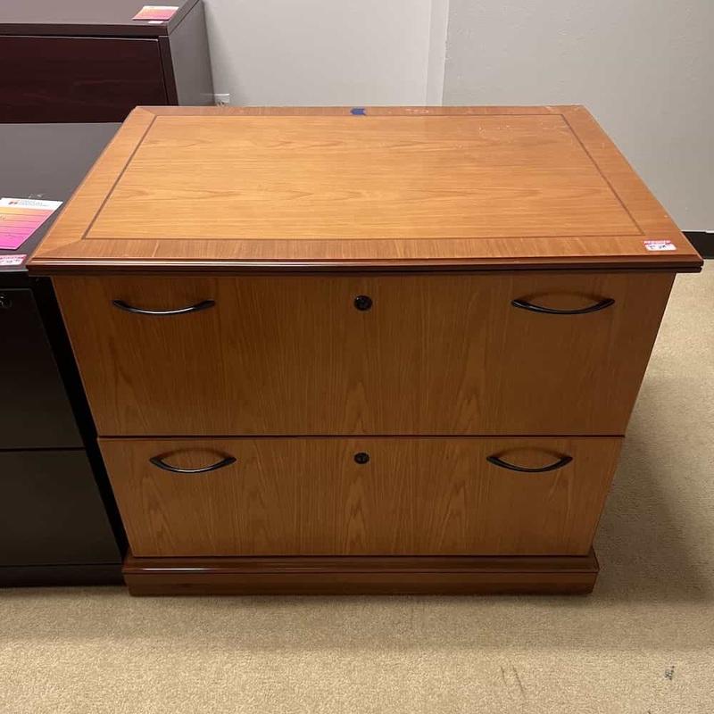30″ High DMI Honey 2 Drawer Lateral Office Furniture Liquidations