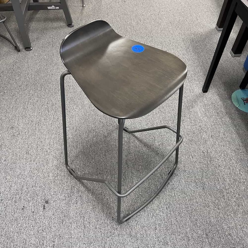 30″ High VariDesk Grey Conference Stools – Bar Height Office Furniture Liquidations