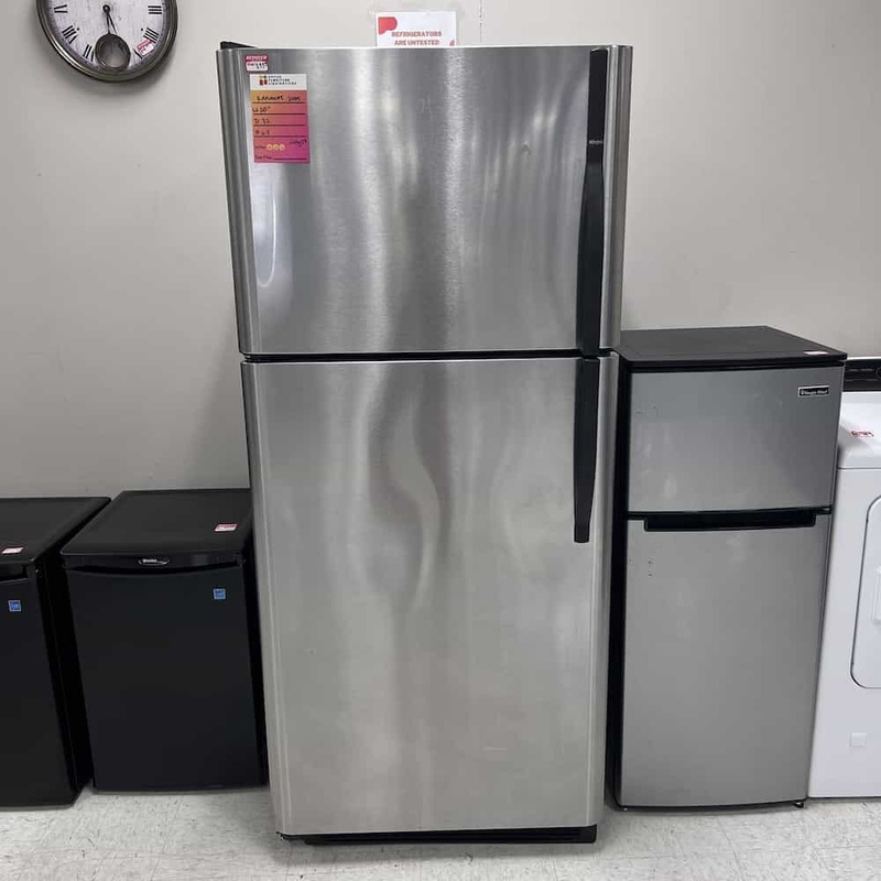 30″ Kenmore Stainless Steel Freezer Top Refrigerator Office Furniture Liquidations