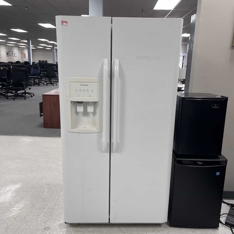 36″ Frigidaire Stainless Steel Freezer Top Refrigerator Office Furniture Liquidations