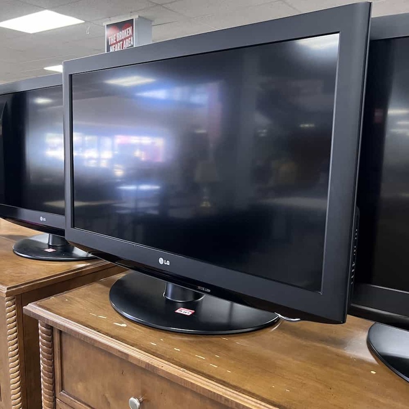 37″ LG Black Hospitality TV with Stand Office Furniture Liquidations