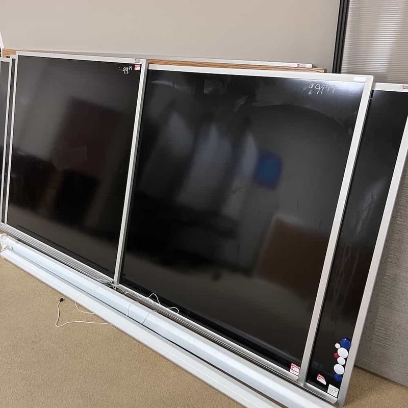 4 ft Black Wet Erase Board Office Furniture Liquidations