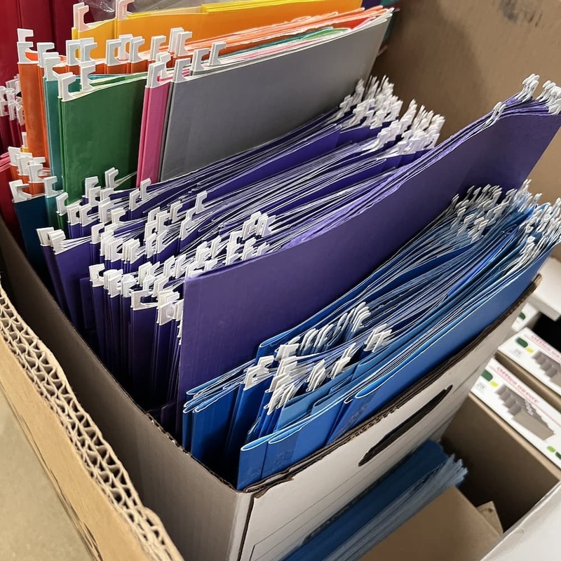 10 qty – Assorted Used Hanging File Folders Office Furniture Liquidations