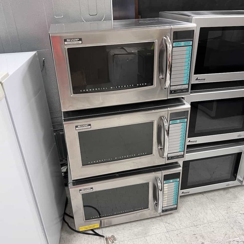 1000 Watt Sharp Stainless Steel Commercial Microwave Office Furniture Liquidations