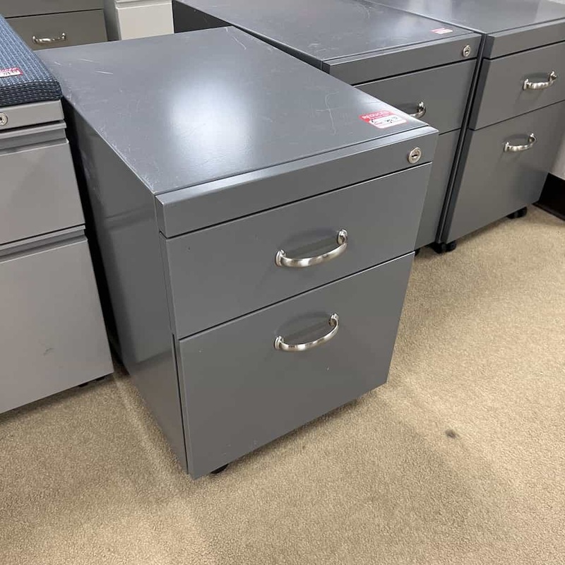 15″ Grey Metal Rolling Vertical File – Box/File Office Furniture Liquidations