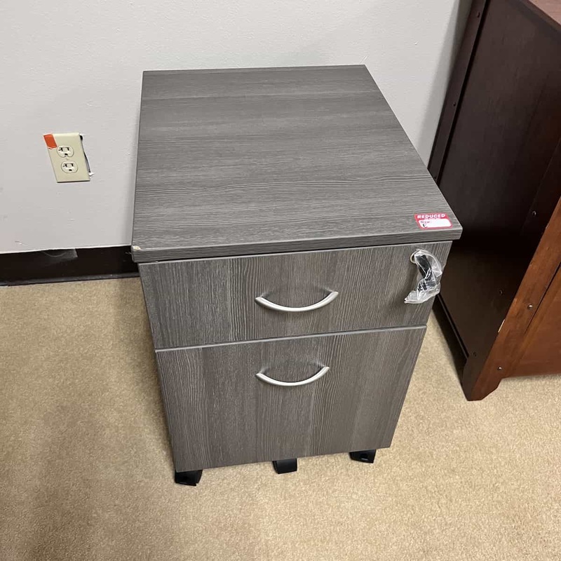 15″ Wide Grey Box/File Rolling Pedestal – with keys Office Furniture Liquidations