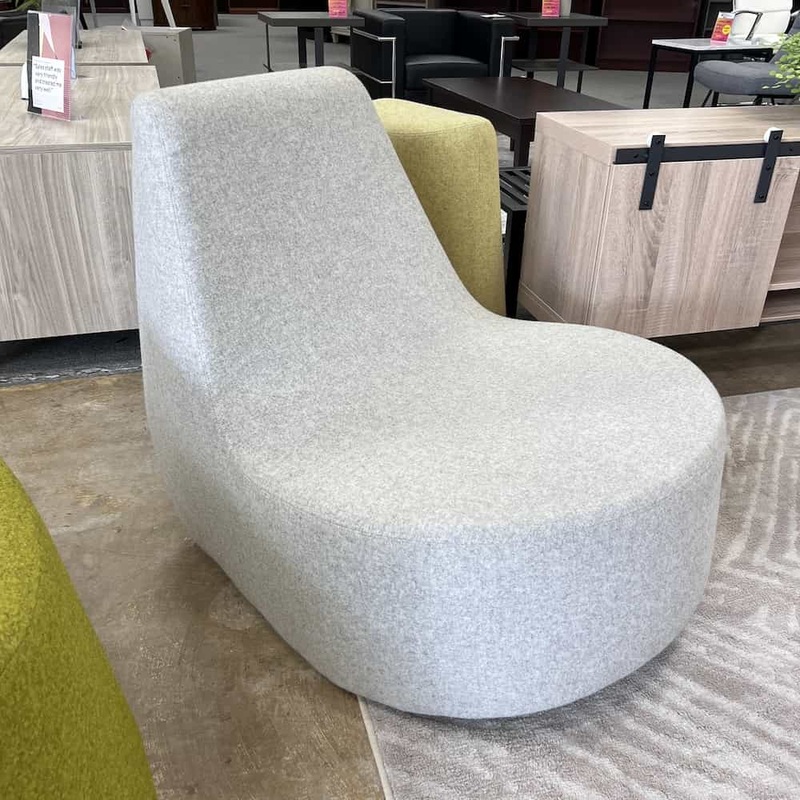 Rocking Grey Upholstered Modular Furniture Differential Seating Floor Chair Office Furniture Liquidations