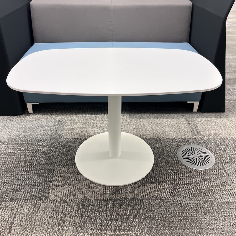 40″ x 24″ Steelcase Coalesse Fritz Style White Table Office Furniture Liquidations