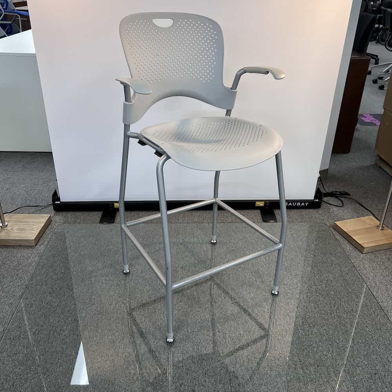 Herman Miller Caper Grey Bar Height Stool Office Furniture Liquidations