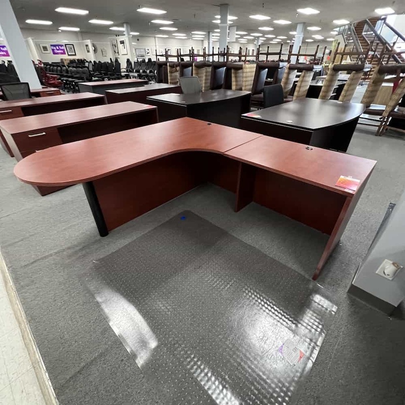 71″ Cherryman Cherry Bullet L-Desk Shell – Right Return Office Furniture Liquidations