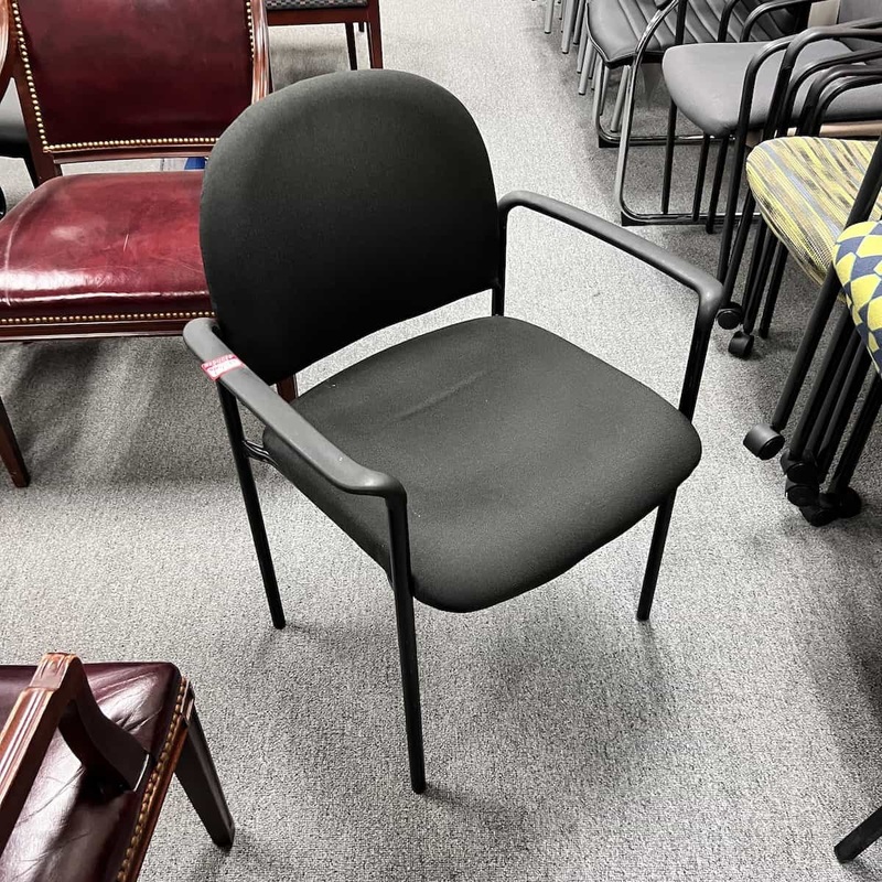 Black Stacking Guest Chair Office Furniture Liquidations